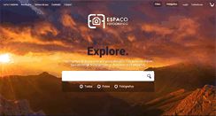 Desktop Screenshot of espacofotografico.com.br